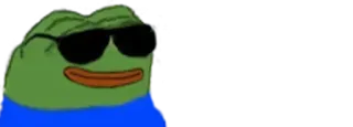 🐸 Pepe the Frog meme, Pepe, frog, sunglasses, cool telegram sticker