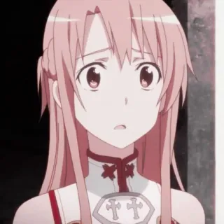 🥨 Asuna Yuuki Sword Art Online Anime, Personage, Cartoon, Asuna, Sword Art Online telegram sticker