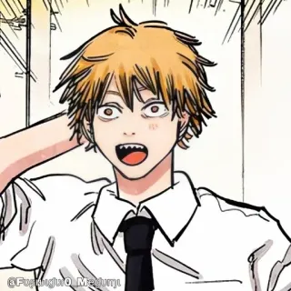 🪚 Denji Chainsaw Man Anime, Chainsaw Man, Denji, Manga, Charakter telegram sticker