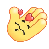Hand Emoji telegram emojis 😘