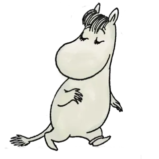😤 Moomin Moomin, Dibujos animados, Personaje, Lindo telegram sticker