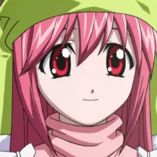 🩹 anime, ragazza, capelli rosa, sorriso, carina telegram sticker