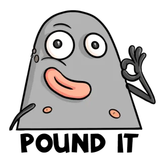 👌 Dessin animé, Personnage, Geste, Signe OK, Offensant, Main telegram sticker