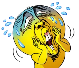 😰 Biểu tượng cảm xúc, Meme, Hài hước, Biểu cảm, Mồ hôi, Lo lắng, Hoạt hình, Internet telegram sticker