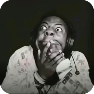 ✋ IShowSpeed ishowspeed, funny, reaction, streamer, meme, shocked, face telegram sticker