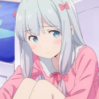 😒 Sagiri Izumi Eromanga Sensei anime, manga, cute, kawaii, girl, sagiri, izumi telegram sticker