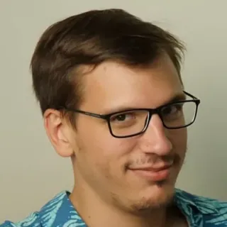 😏 man, glasses, portrait, person, face, headshot telegram sticker