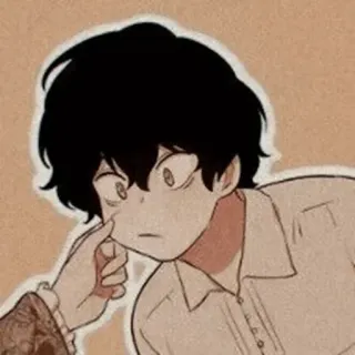 🫂 만화, 애니메이션, 만화, 캐릭터, 소년, 일러스트 telegram sticker