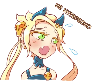 Демон-тян @nyasticks whatsapp stickers