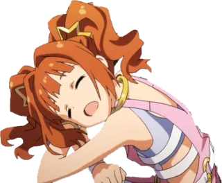 😴 anime, ragazza, carina, assonnata, kawaii telegram sticker