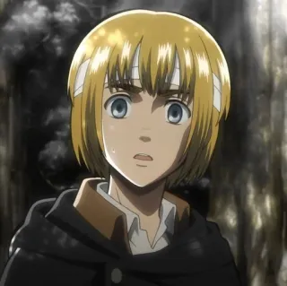 ❤️ Armin Arlert Attack on Titan Anime, Ataque a los Titanes, Armin Arlert, Personaje, Manga telegram sticker