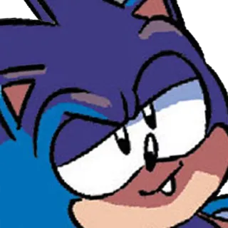 😏 Sonic Sonic the Hedgehog, video game, cartoon character, hedgehog telegram sticker