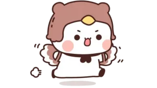 🫖 mono, enojado, dibujos animados, pájaro, expresivo telegram sticker