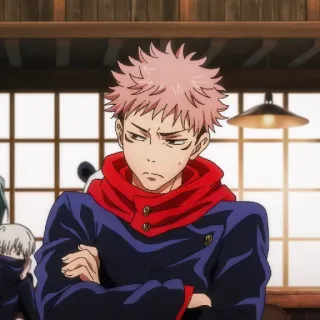😠 Yuji Itadori Jujutsu Kaisen Anime, Manga, Yuji Itadori, Jujutsu Kaisen, Personaje, Animación japonesa telegram sticker