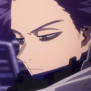 💜 Hitoshi Shinso My Hero Academia Anime, My Hero Academia, Hitoshishinso, Shinso, Personnage, Dessin animé, Manga whatsapp sticker