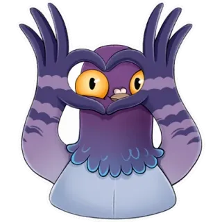❤️ bird, pigeon, animal, cartoon, love, heart telegram sticker