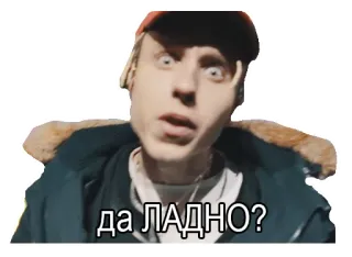 😳 да ЛАДНО? telegram sticker