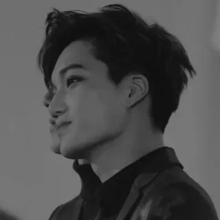 🌪 personne, homme, portrait, noir et blanc, kai telegram sticker