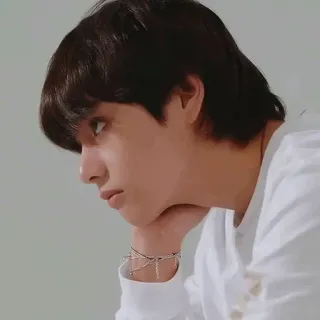💭 kpop, person, male, v, bts telegram sticker