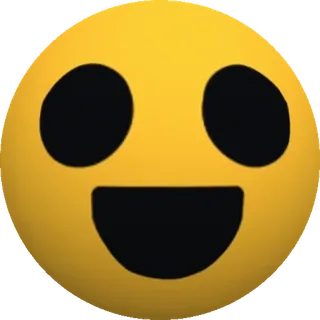 😃 Эмодзи, Улыбка, Желтый, Счастливый, Выражение telegram sticker