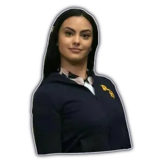 🤓 Veronica Lodge Riverdale drama adolescente, Archie Comics, Riverdale, Veronica Lodge telegram sticker