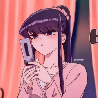 ⛓ Komi Shouko Komi Can't Communicate komi, anime, manga, lindo, kawaii, komi no puede comunicarse telegram sticker