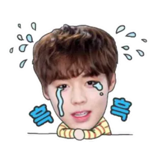 🕶 哀哀 płacz, smutny, łzy, emoji, naklejka, zdenerwowany telegram sticker