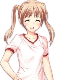 😅 Anime, Garota, Fofa, Estudante, Kawaii telegram sticker