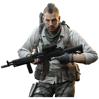 🎭 soldier, gun, military, weapon, war, character telegram sticker