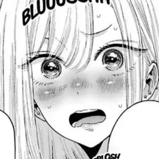 📀 BLUOSH BLOSH Manga, Anime, BD, Rougir telegram sticker