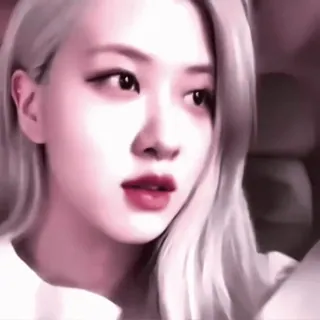 🏩 Rose Rosa, K-Pop, Cantante, Celebridad, Retrato, Mujer whatsapp sticker
