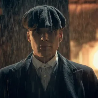 😐 Tommy Shelby Peaky Blinders Peaky Blinders, Tommy Shelby, Phim tội phạm, Cillian Murphy, Gangster, Những năm 1920, TV Anh, Birmingham telegram sticker