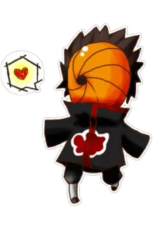 😍 Tobi Naruto Tobi, Naruto, anime, manga, chibi, sticker telegram sticker