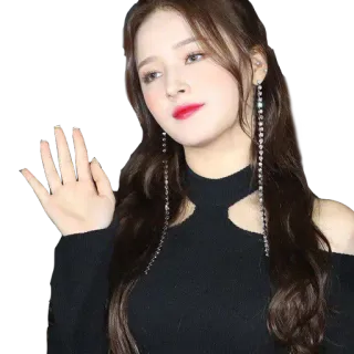 🖐 Nancy Jewel McDonie kpop, idol, cantante, celebrità, donna telegram sticker