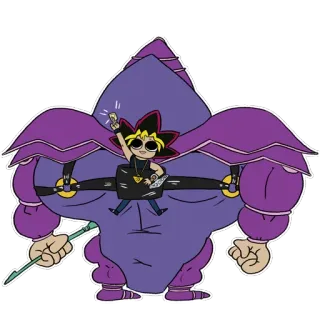 🤩 Yugi Yu-Gi-Oh! Anime, Jogo de cartas, Duelo, Monstro, Mago telegram sticker