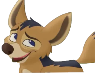 😏 Dessin animé, Animal, Chien, Chacal telegram sticker