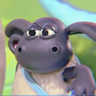 🍄 Shaun Shaun the Sheep Shaun, vita da pecora, Pecora, Cartone animato, Personaggio, Fattoria, Animale telegram sticker