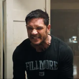 😡 FILLMORE Mann, wütend, Tom Hardy, Gesicht, FILLMORE whatsapp sticker