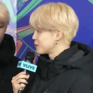 🃏 VLIVE 人, 男性, マイク, vlive telegram sticker