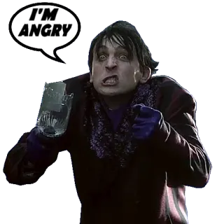 😤 I'M ANGRY arrabbiato, emozione, cartone animato telegram sticker