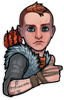 God of War telegram stickers