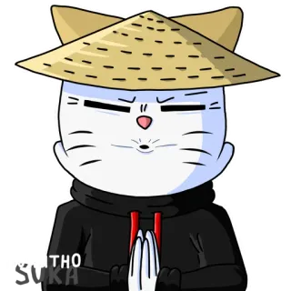 Кот Рукав telegram stickers
