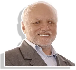 🙂 Hide the Pain Harold Мем, Интернет, Гарольд, Стоковое фото, Улыбка, Боль telegram sticker