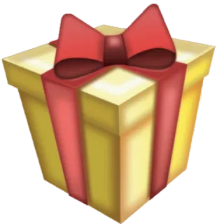 🎁 gift, present, celebration, birthday, box, ribbon, bow telegram sticker