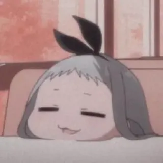💘 Anime, Cartone animato, Assonnato, Carino, Illustrazione whatsapp sticker