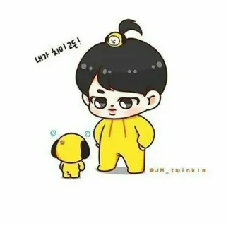 🍭 내가 치미안! Cartoon, Chibi, Niedlich, Koreanisch, Figur telegram sticker