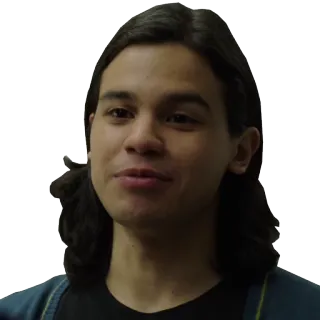😌 Cisco Ramon The Flash télé, série, sourire, cheveux longs whatsapp sticker