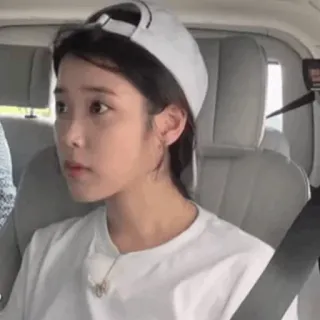 🦋 корейский, певец, актриса, IU, знаменитость, K-pop whatsapp sticker