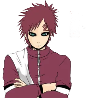 😔 Gaara Naruto Anime, Manga, Gaara, Naruto, Pasir, Karakter, Kartun telegram sticker