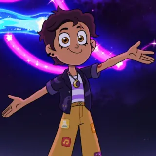 😊 Luz Noceda The Owl House cartoon, animated, fantasy, television, character, owl house, luz noceda, disney telegram sticker